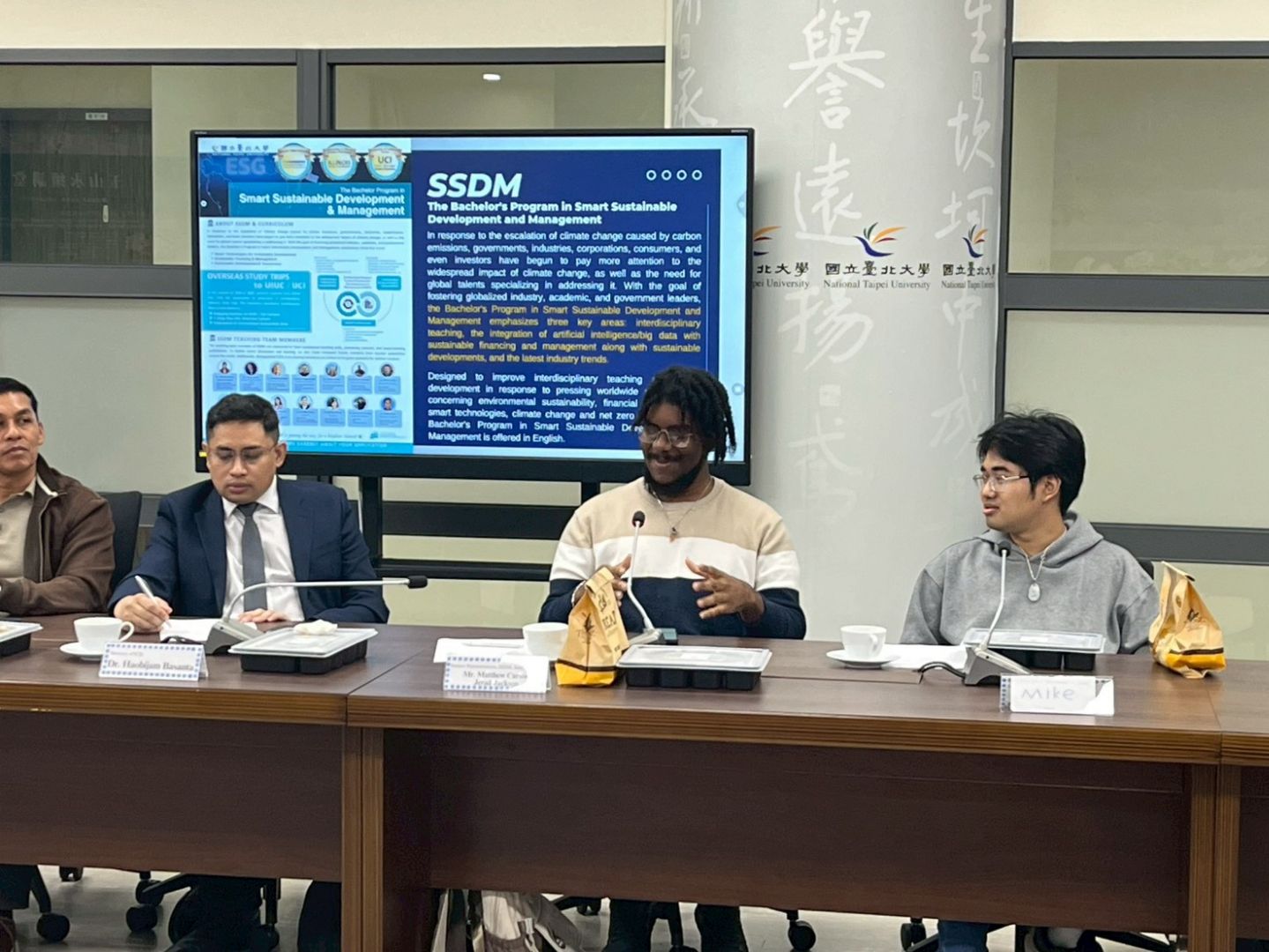 歡迎貝里斯大使來訪