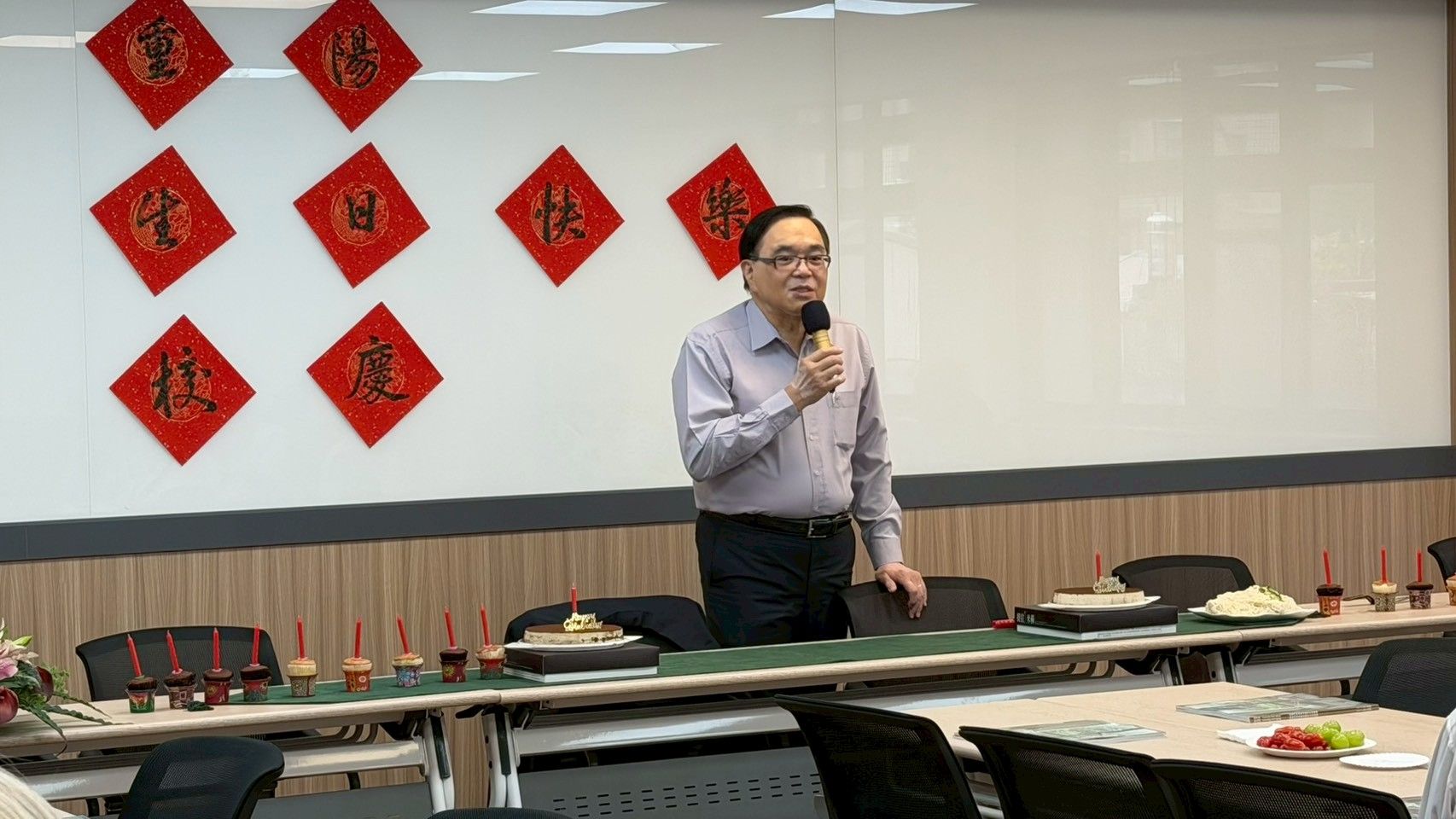 3退聯會會長陳銘薰教授致詞