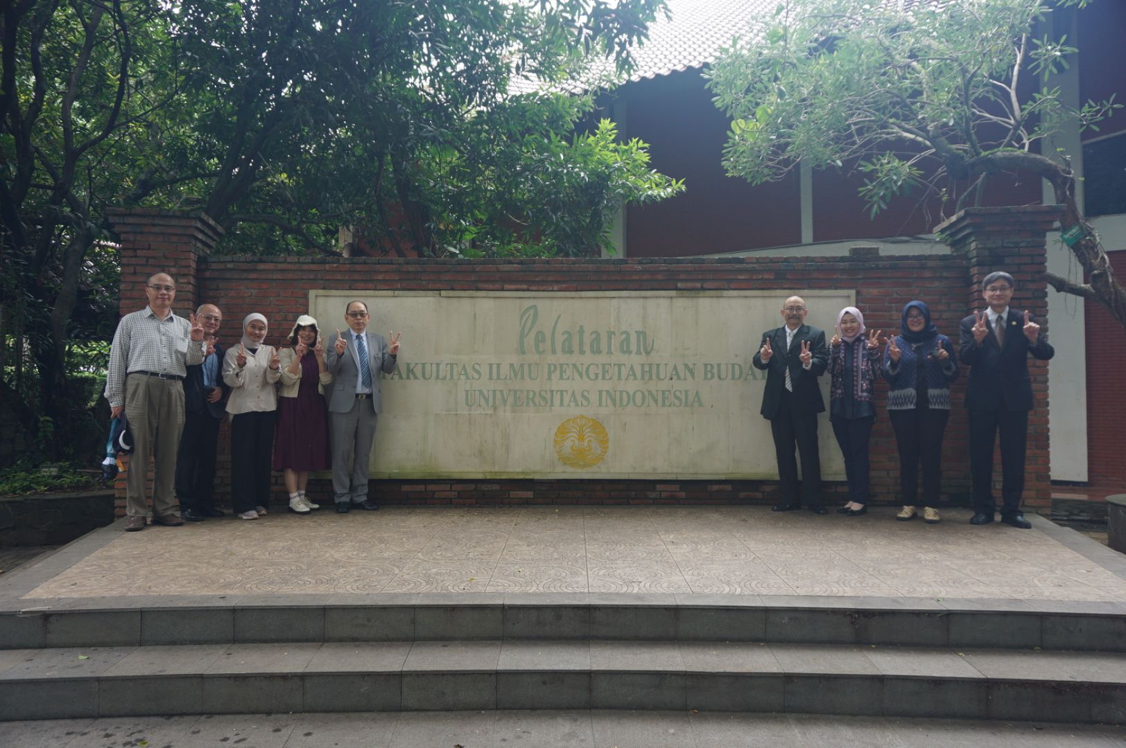 參訪印尼大學校園