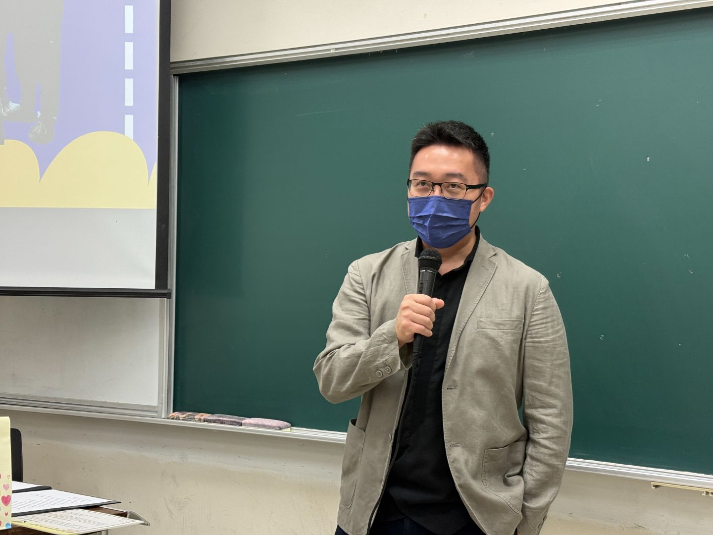 境外生事務組林予安組長鼓勵學生把握國際交流機會